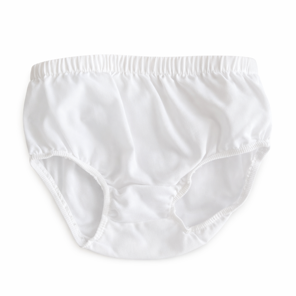 Carter's White Baby Girl Bloomers Diaper Cover