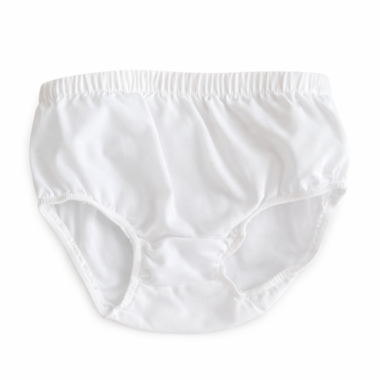 Carter's White Baby Girl Bloomers Diaper Cover
