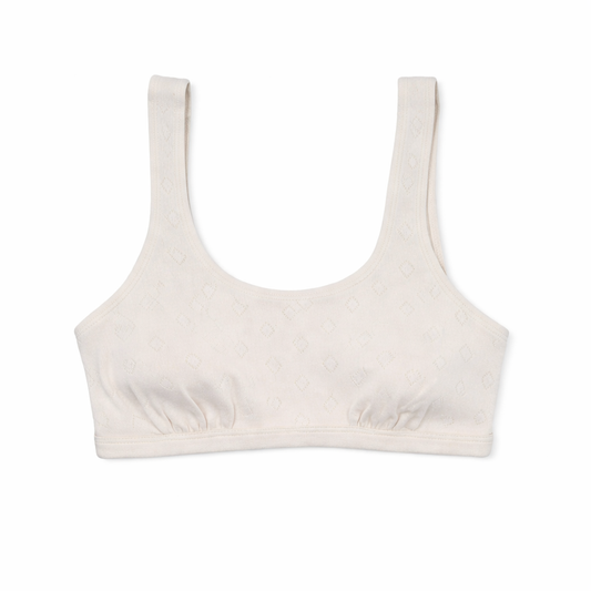 Hanes Little Girls Hearts Bralette with Straps Comfort Flex
