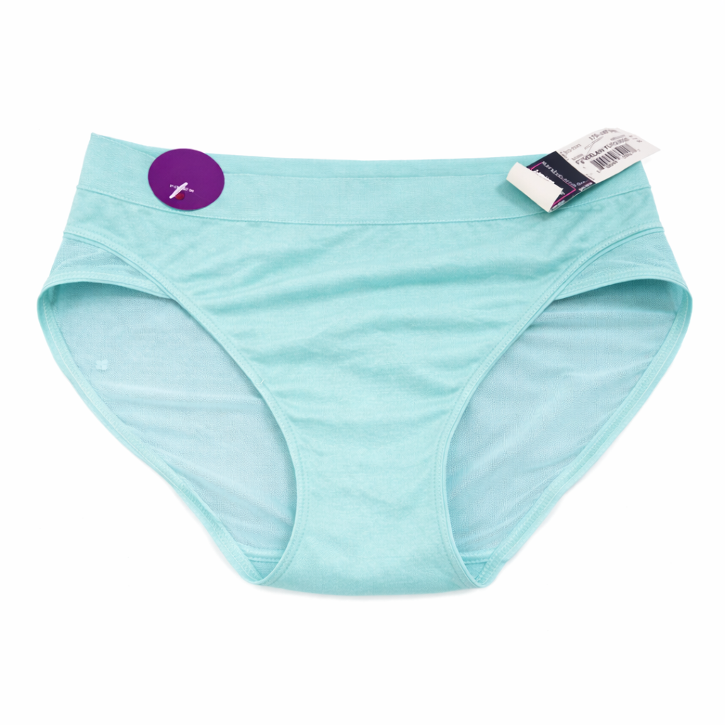 Ambrielle Women’s Hi-Cut Panty – Porcelain Turquoise