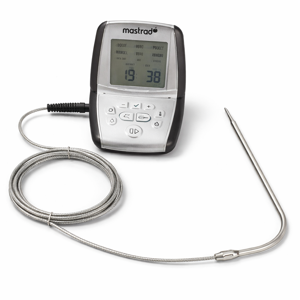 Mastrad m°classic+ Thermo Probe with Integrated Timer and Silicone Handle