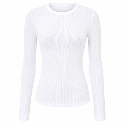 Esmara Women's Ribbed Long Sleeve Top