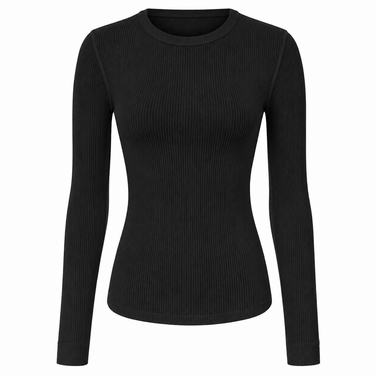 Esmara Women's Ribbed Long Sleeve Top
