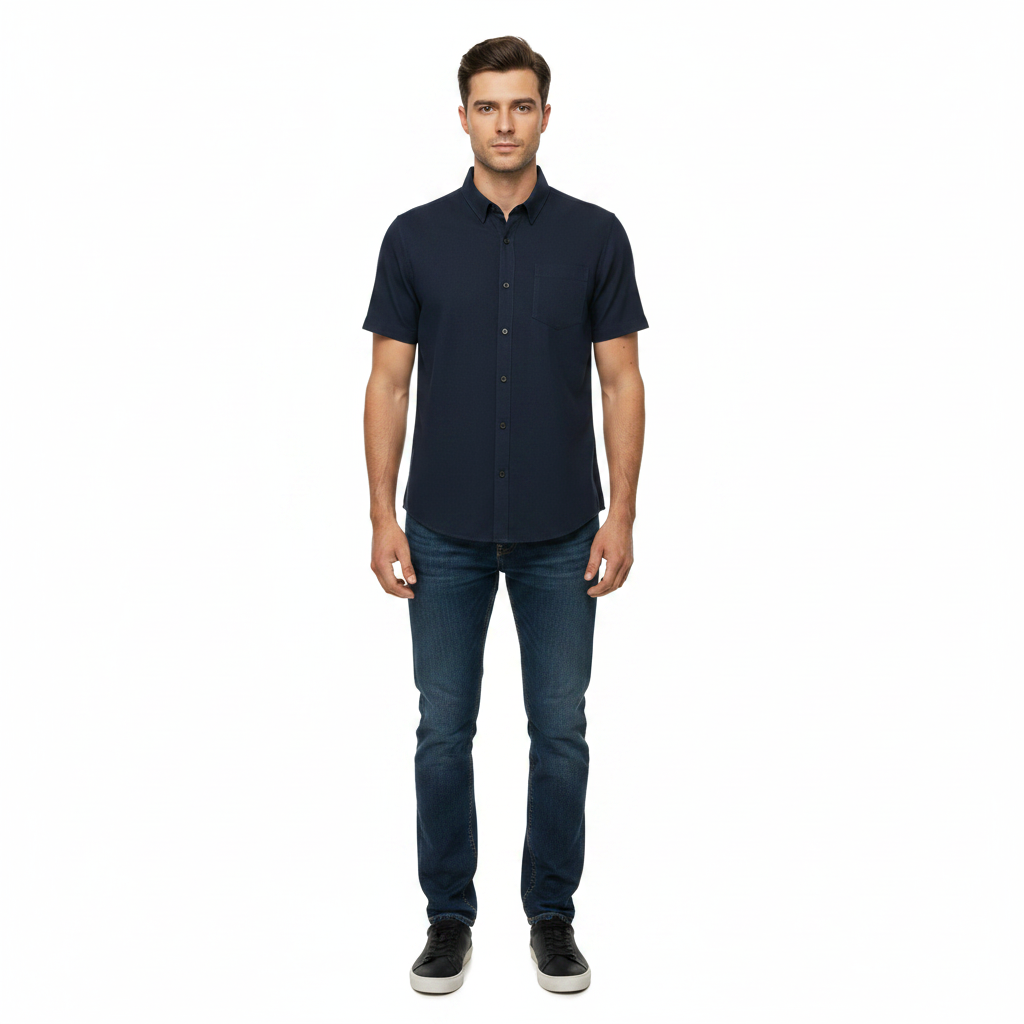LIVERGY Men's short-sleeved shirt