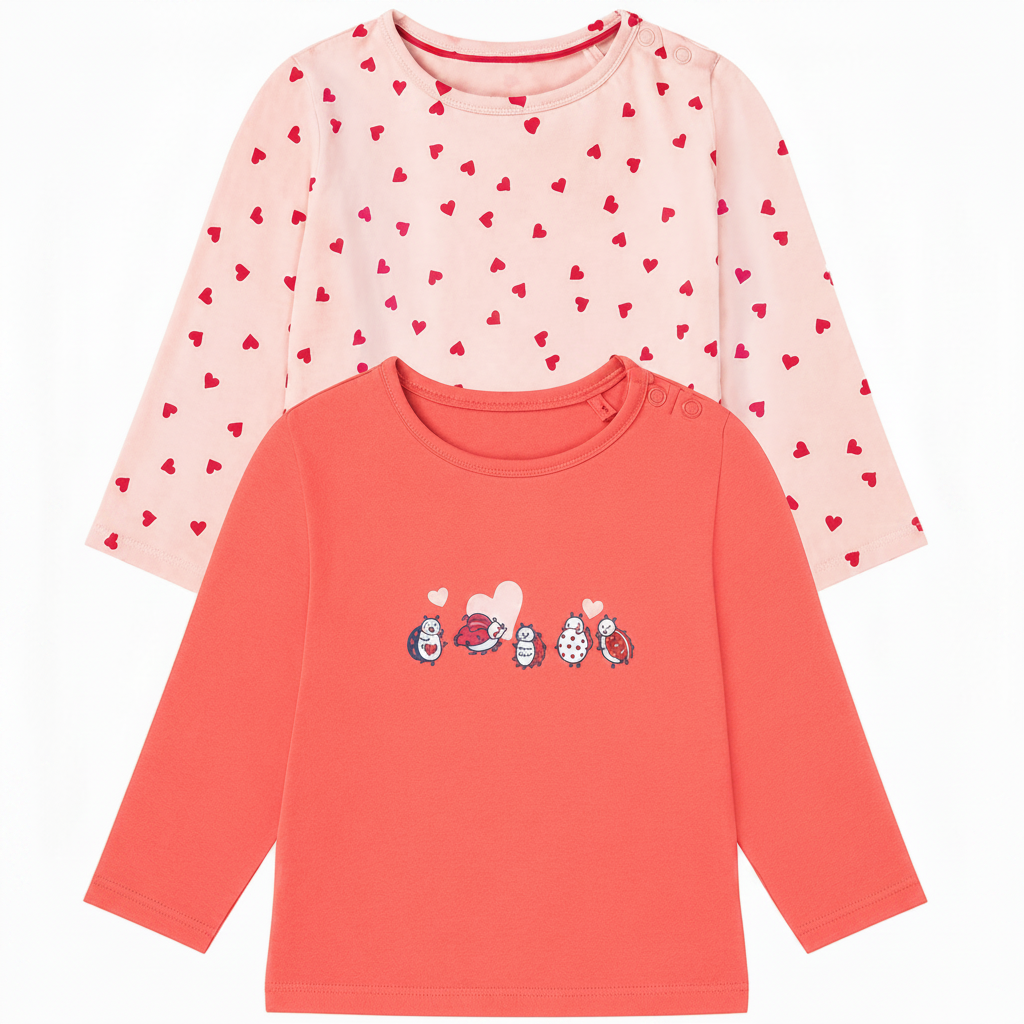 Lupilu Baby Long Sleeve Bodysuit Multicolor