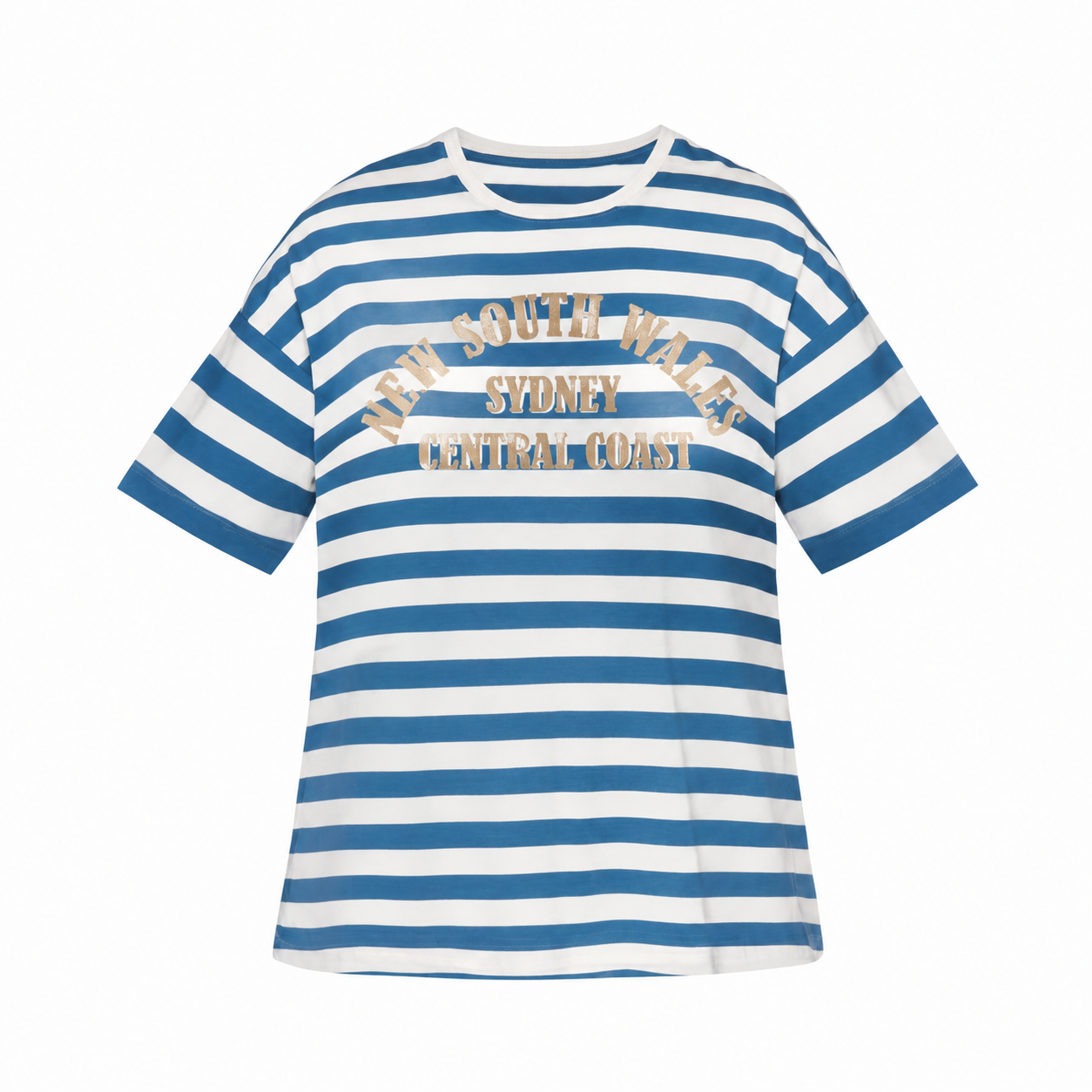 ESMARA® Women’s T-Shirt Striped 100% Cotton