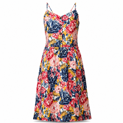 ESMARA Women Linen Dress Floral