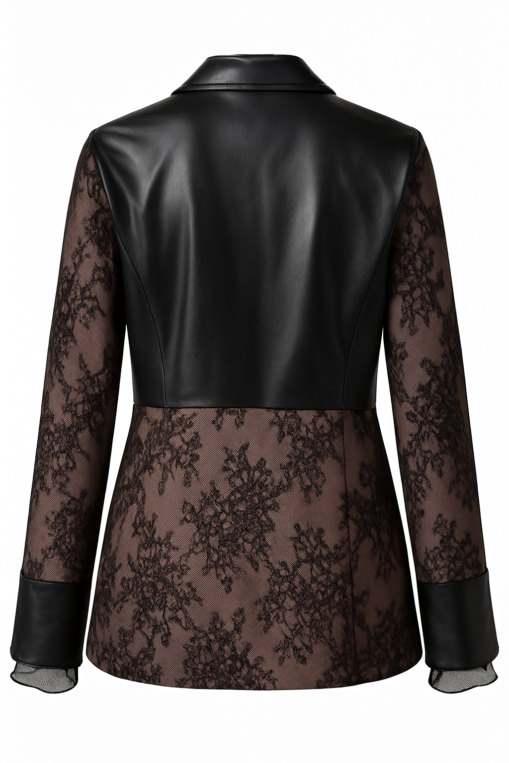 Ursime Leather Jacket With Lace