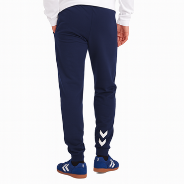 Hummel Men's Go Cotton Blend Black Joggers – Comfortable, Stylish, Everyday Wear