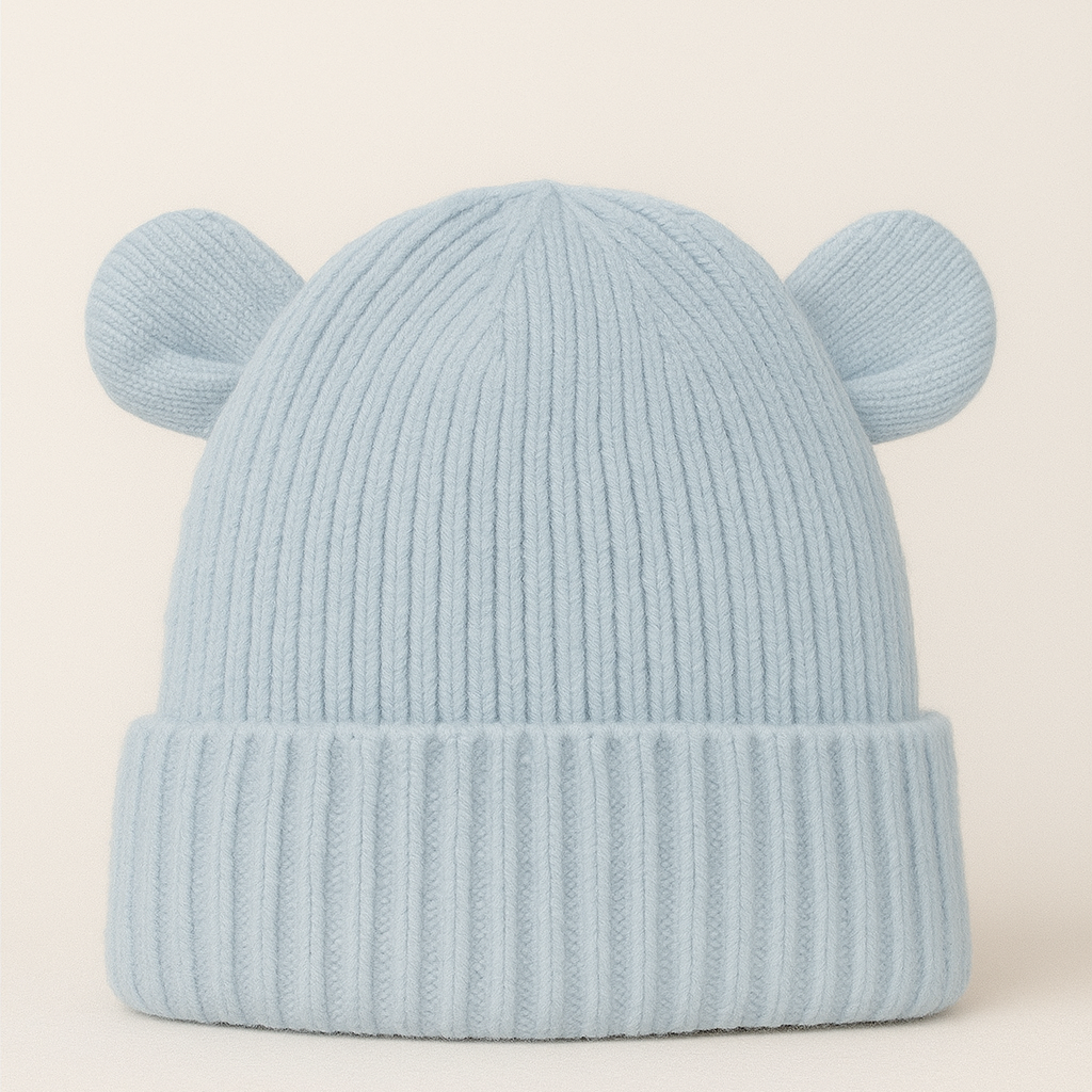 Newborn Baby Knitted Hat Bear