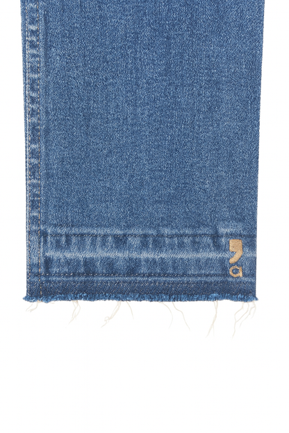 Comma Mom Fit Blue Denim Jeans
