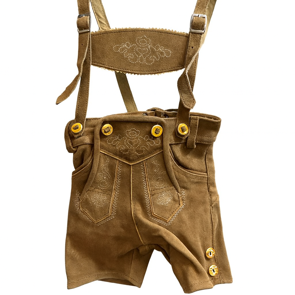 PAULGOS Traditional Kids Leather Lederhosen