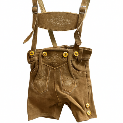 PAULGOS Traditional Kids Leather Lederhosen