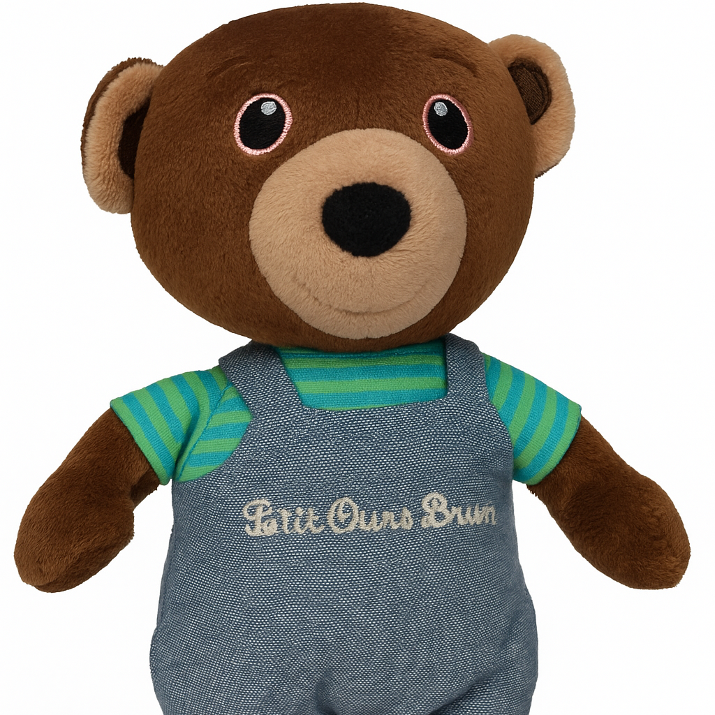 Jemini Little Brown Bear Plush Toy – Soft 32‑cm Cuddly Companion