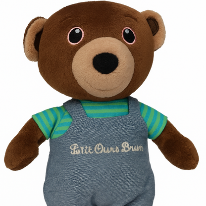 Jemini Little Brown Bear Plush Toy – Soft 32‑cm Cuddly Companion