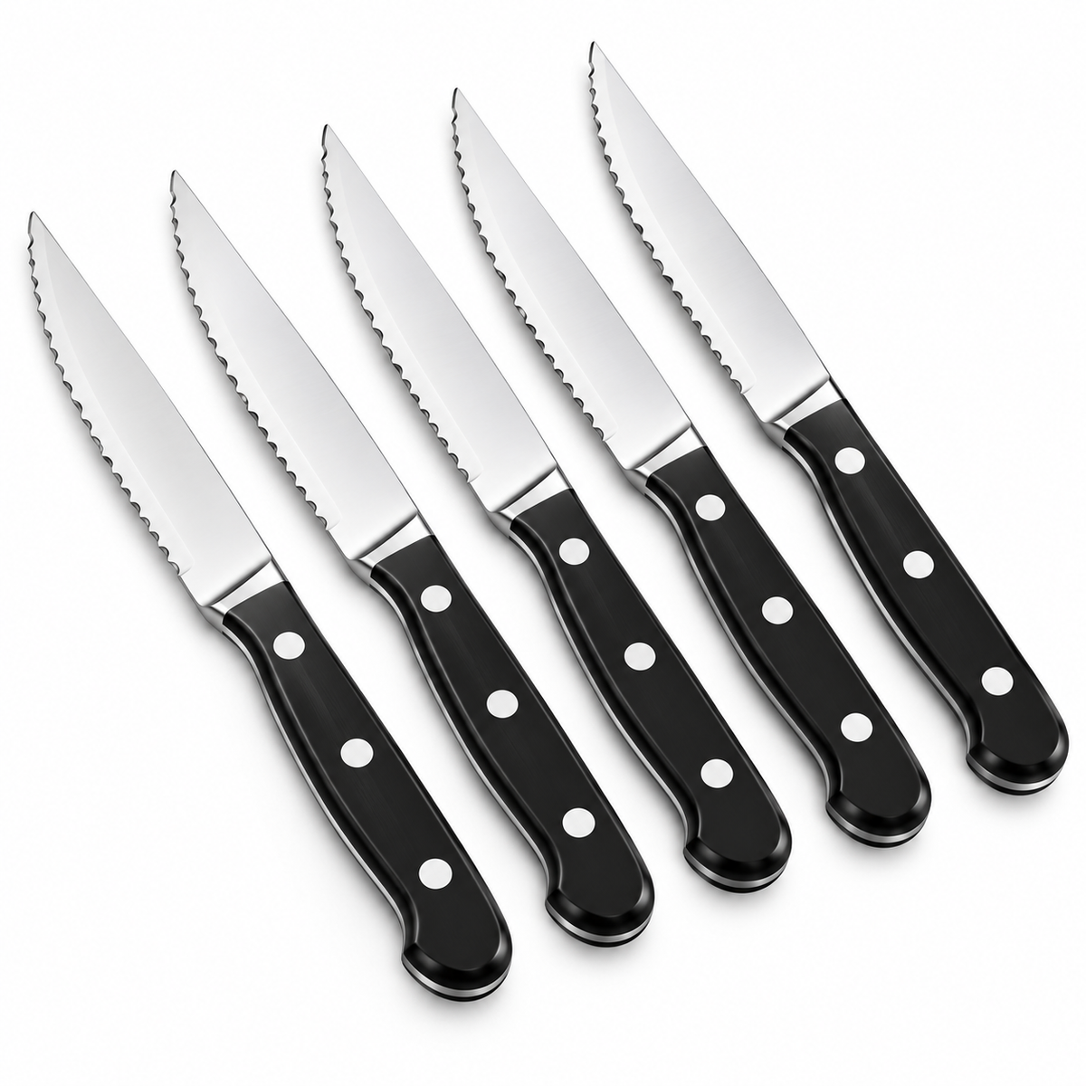 Gymdin 36-Piece Stainless Steel Cutlery Set with Steak Knives