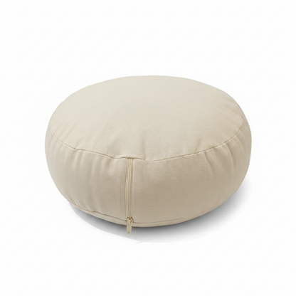 Buckwheat Meditation Cushion with Removable Cover & Carry Handle