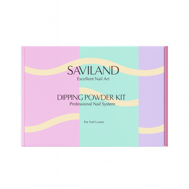 Saviland 20-Color Dipping Powder Nail Kit with Vibrant Shades