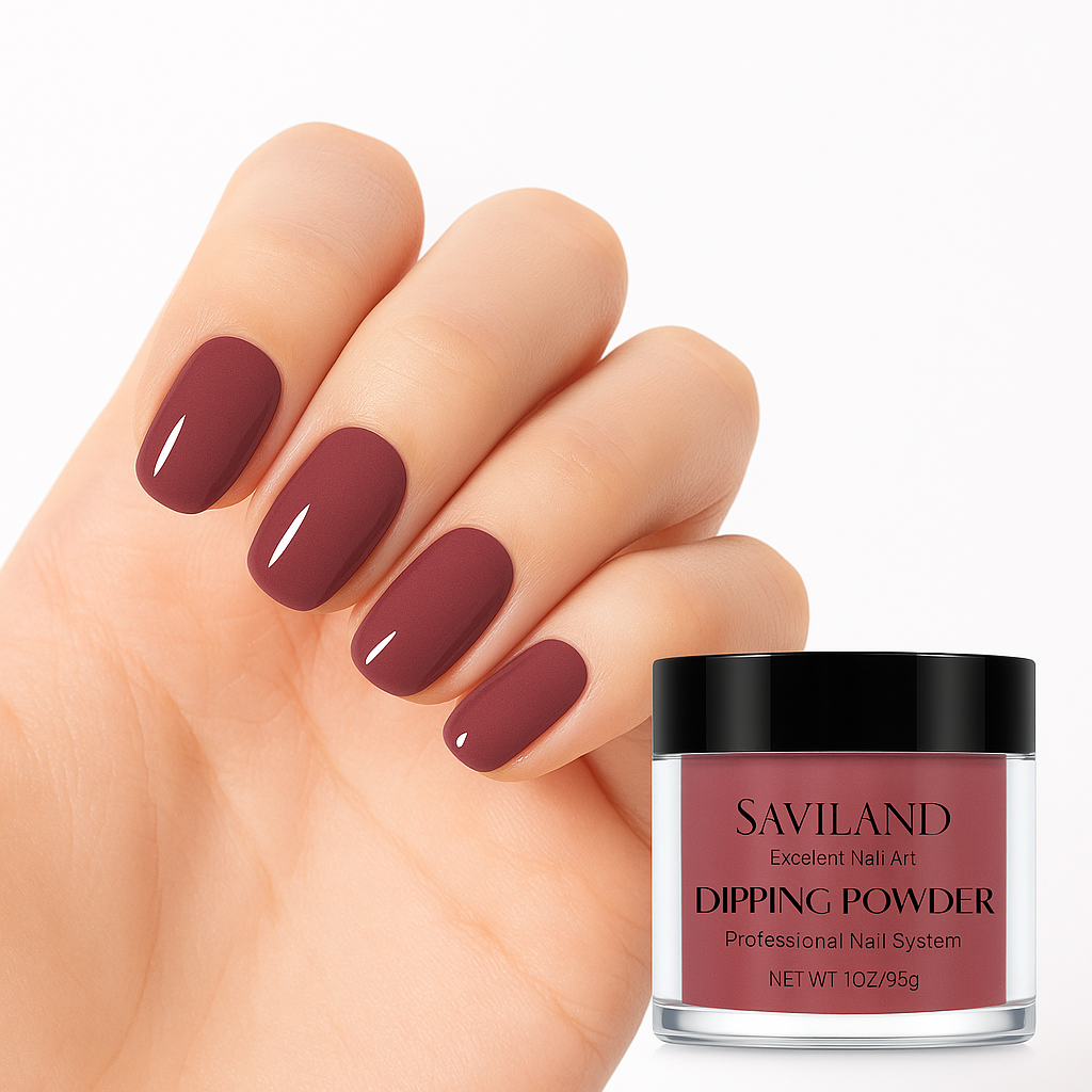 Saviland 20-Color Dipping Powder Nail Kit with Vibrant Shades