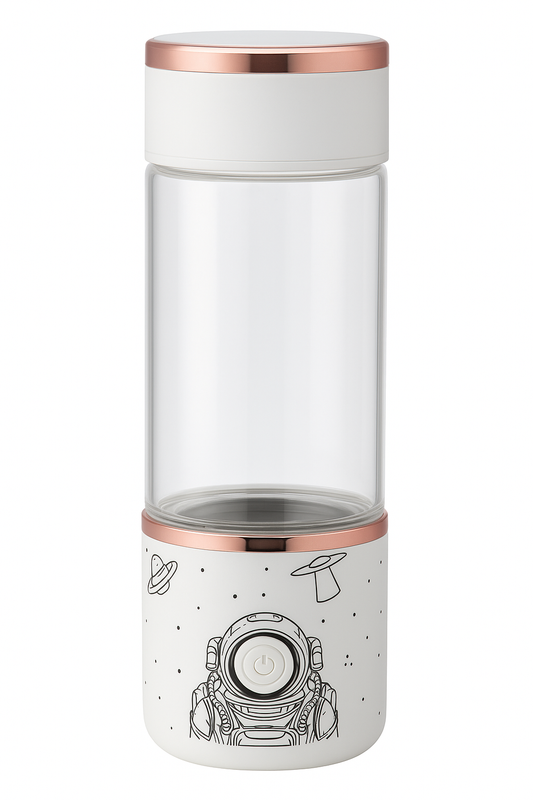 Portable Hydrogen Water Bottle Generator: High Concentration 5000ppb for Health & Wellness