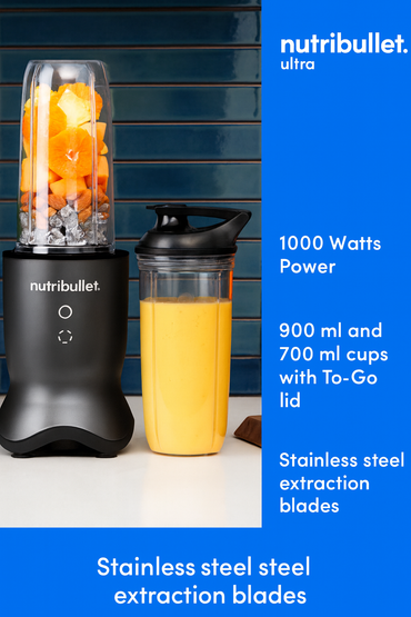 NutriBullet Ultra Personal Blender 1000W Quiet Motor 900ml Tritan Cup
