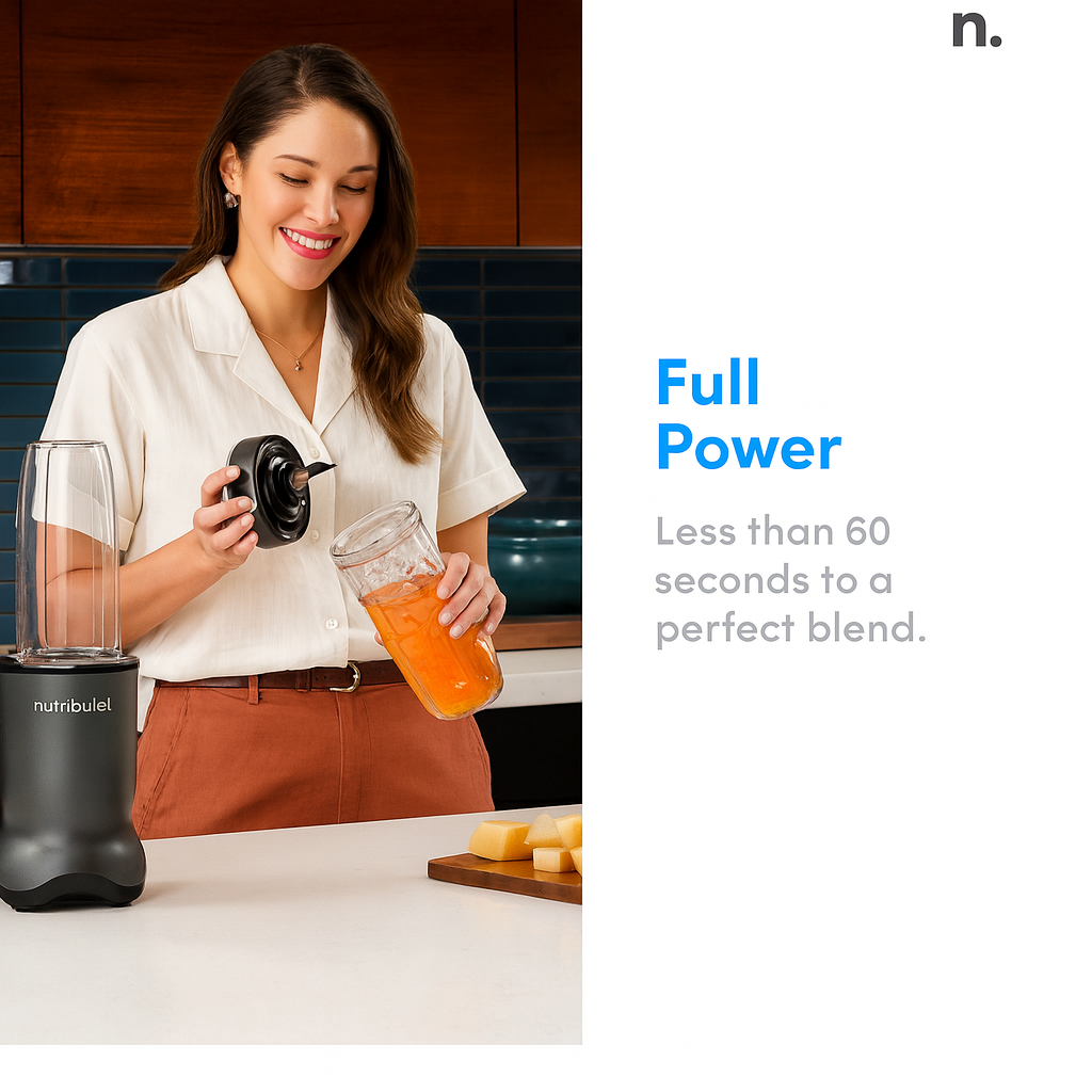 NutriBullet Ultra Personal Blender 1000W Quiet Motor 900ml Tritan Cup