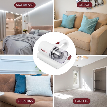 Girmi AP21 Mattress Vacuum Cleaner High Suction UV Sterilizer with HEPA Filter and VibraWave Pads