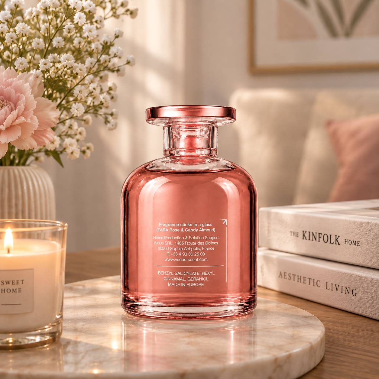 Rose & Candy Almond Home Fragrance