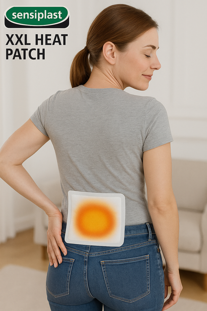 SENSIPLAST XXL Heat Patch for Lower Back Pain Relief
