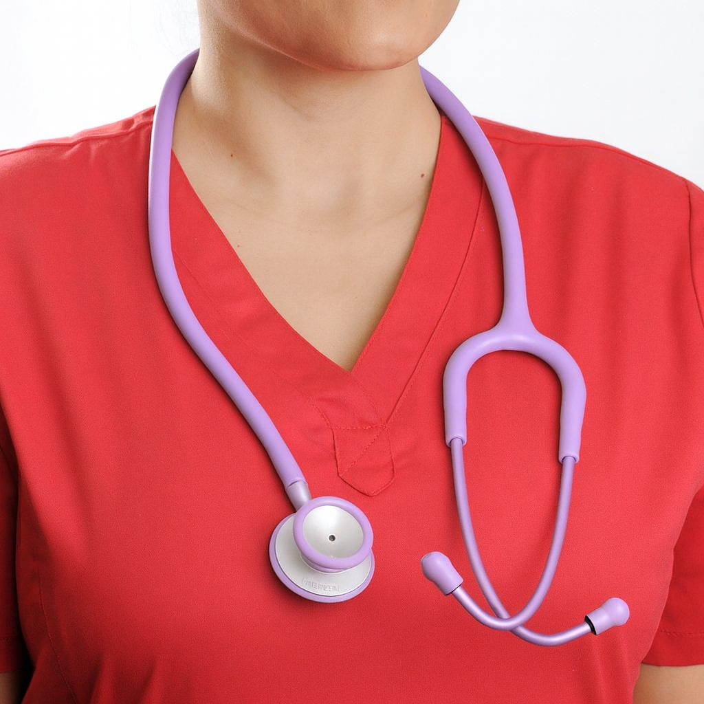 ADC Adscope-Lite 619 Ultra Light Professional Lavender Diagnostic Stethoscope