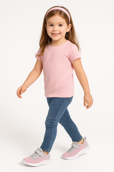 TAIAOJING Lightweight Mesh Toddler Girl Sports Shoes.