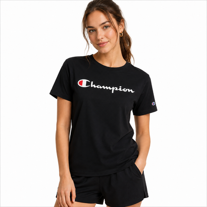 Champion women's Classic Graphic Crewneck T-Shirt