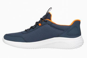 Kids' Skechers Hands Free Slip-Ins Bounder Brisk-Burst Athletic Sneakers