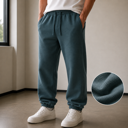 Livergy Men’s Basic Joggers with Brushed Lining