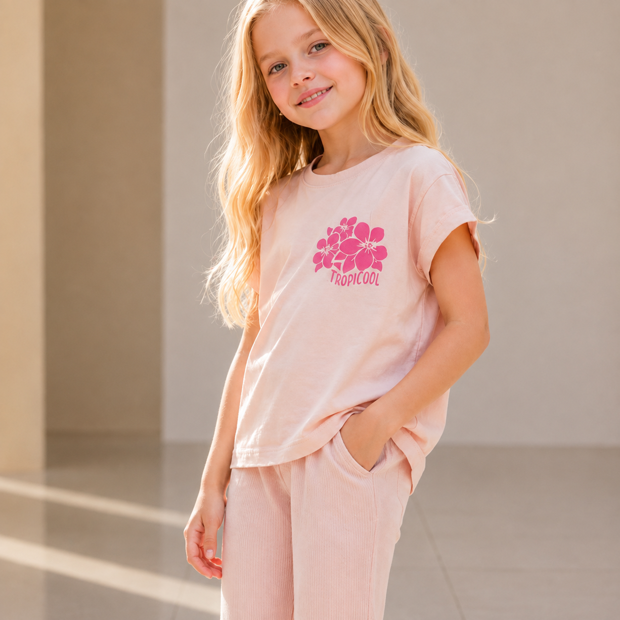 Pepperts Girls' Cotton Short Sleeve T-Shirt