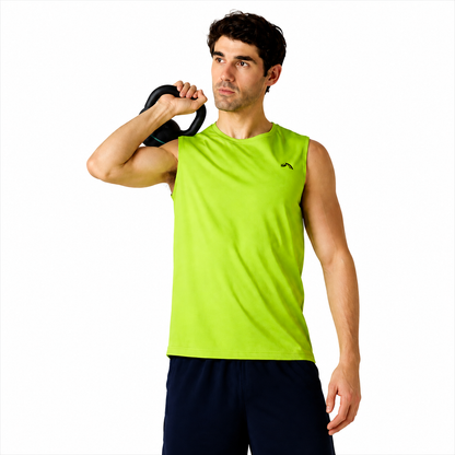 CRIVIT Men's Athletic Top Quick-Drying Moisture-Wicking Crewneck