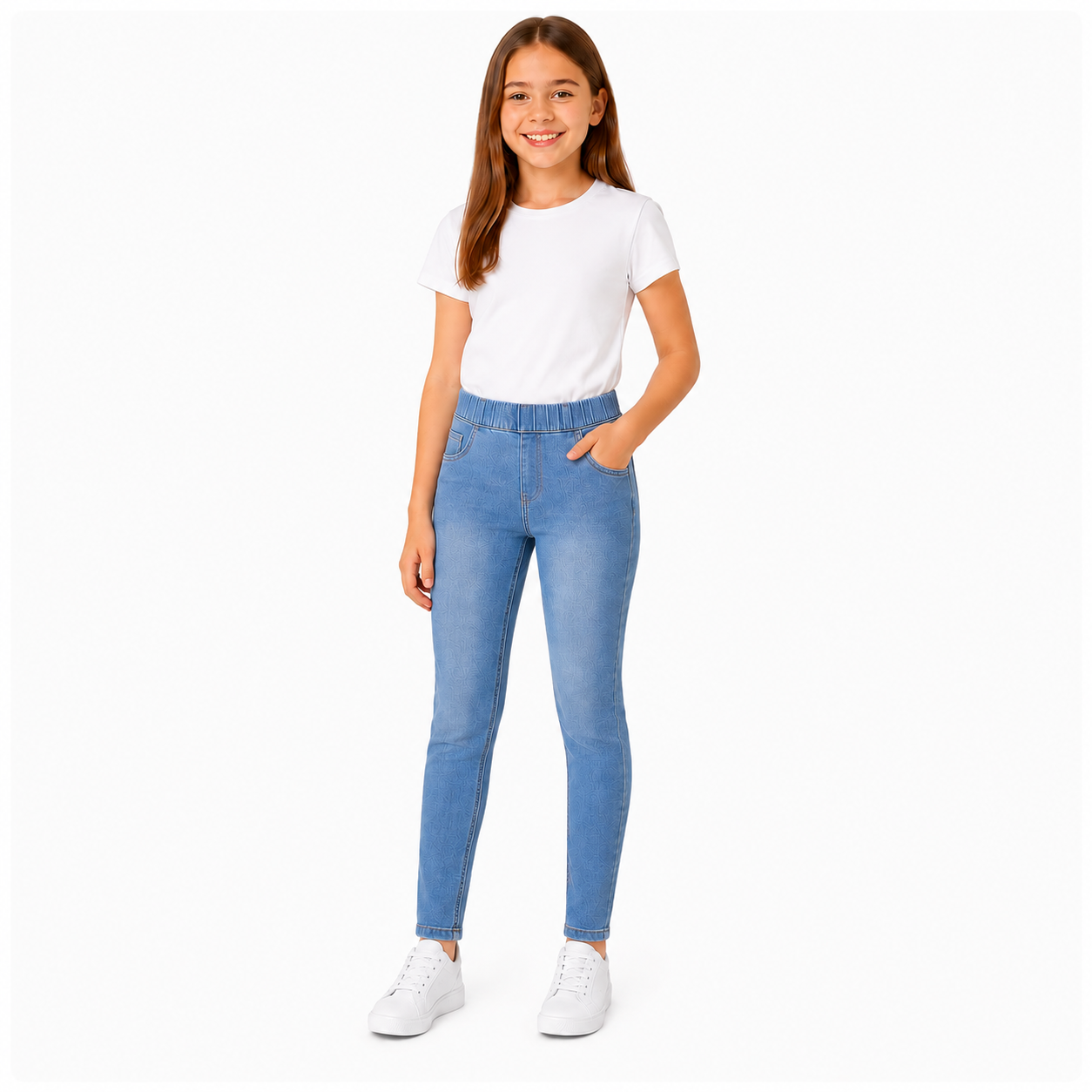 pepperts! Jeans Skinny with Elastic Waist