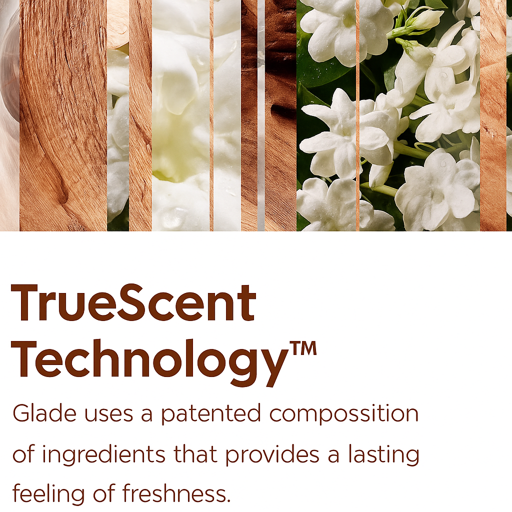 Glade Sensual Sandalwood & Jasmine Air Freshener Spray for Home