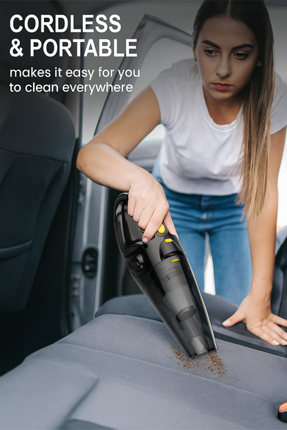 Uythumidid HS6 Portable Handheld Cordless Car Vacuum Cleaner with LED Lights