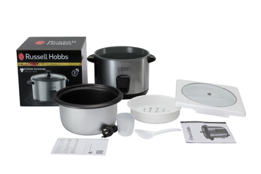 Russell Hobbs 1.8L Rice Cooker with Steamer and Keep‑Warm