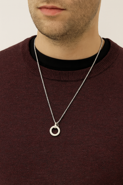 Leonardo Silver Clip & Mix Lolita Necklace 43cm Adjustable Basic Chain