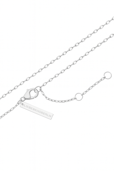 Liebeskind Berlin Sleek Black Stainless-Steel Necklace - Adjustable 45cm Lobster Clasp