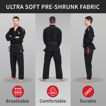 Vector Men's BJJ Gi with Durable Ripstop Pants