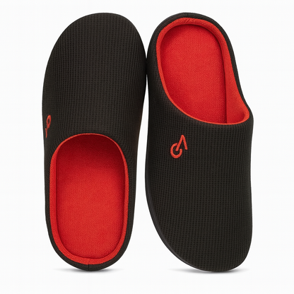 VeraCosy Two-Tone Memory Foam Men's Comfortable Indoor Outdoor Slippers