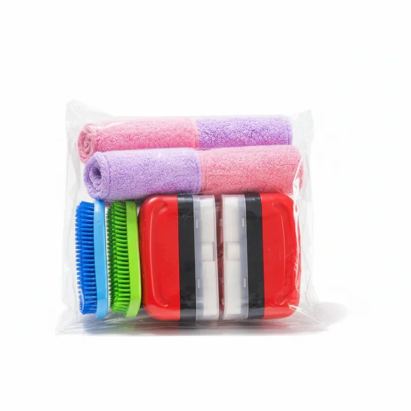 XIGUA Automotive Oil Film Cleaning Brush for Car Glass AND 2 TOWELS - Gomix Brands Outlet