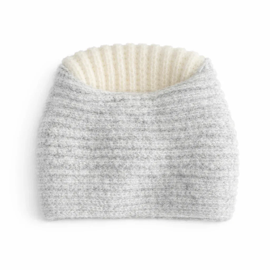 Cat & Jack Infant Gray White Winter Turban Knot Hat - Gomix Brands Outlet