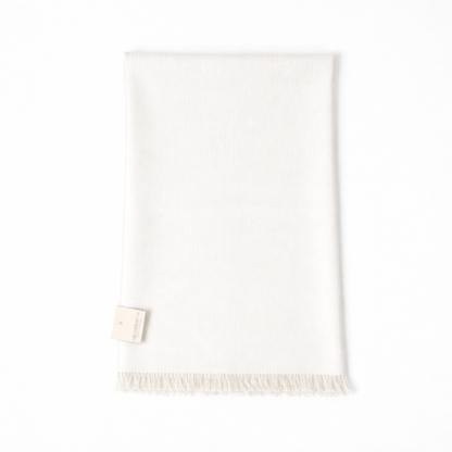 Liz Claiborne White Crema Rayon Scarf for Women One Size