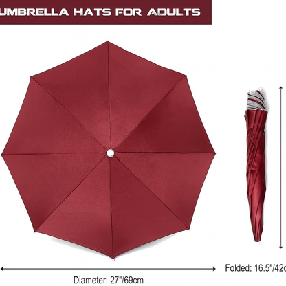 MUFEKUM Waterproof UV Umbrella Hats