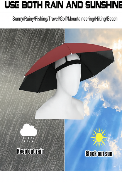 MUFEKUM Waterproof UV Umbrella Hats