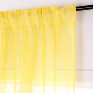 FENETRE SUR COUR Dolly Curtain 140x250 cm – 100% Polyester Voile